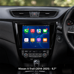 Nissan X-Trail 2014-2021 - 9,7" radio, jossa Apple CarPlay ja Android Auto 