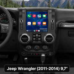 Jeep Wrangler 2011-2014 - 9,7" radio Apple CarPlaylla ja Android Autolla 