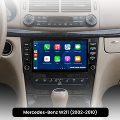 Mercedes-Benz W211 - 8" radio Apple CarPlaylla ja Android Autolla