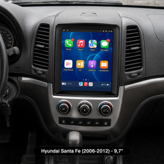 Hyundai Santa Fe 2006-2012 - 9,7" radio Apple CarPlaylla ja Android Autolla 
