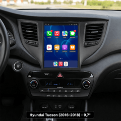 Hyundai Tucson 2016-2018 - 9,7" radio Apple CarPlaylla ja Android Autolla 