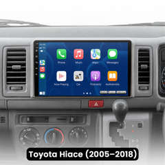 Toyota Hiace 05-18 - 10,1" radio Apple CarPlaylla ja Android Autolla
