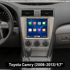 Toyota Camry 2008-2013 - 9,7" radio, jossa on Apple CarPlay ja Android Auto 