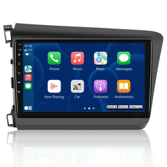 Honda Civic 12-15 - 9" -radio Apple CarPlaylla ja Android Autolla