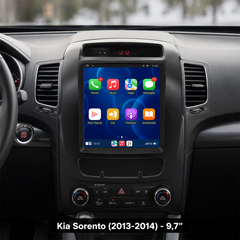 Kia Sorento 2013-2014 - 9,7" radio Apple CarPlaylla ja Android Autolla 