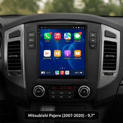 Mitsubishi Pajero 2007-2020 - 9,7" radio Apple CarPlaylla ja Android Autolla 