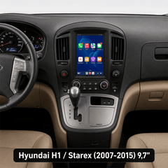 Hyundai H1 / Starex 2007-2015 - 9,7" soitin Apple CarPlaylla ja Android Autolla 