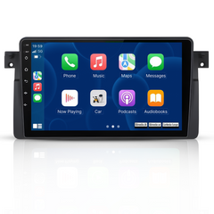 BMW E46 - 9" radio Apple CarPlaylla ja Android Autolla