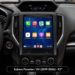 Subaru Forester / XV 2019-2024 - 9,7" radio Apple CarPlaylla ja Android Autolla 
