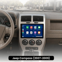 Jeep Compass 2007-2009 - 10,1" radio Apple CarPlaylla ja Android Autolla 