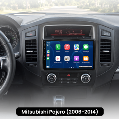 Mitsubishi Pajero 2006-2014 - 9" radio, jossa Apple CarPlay ja Android Auto 