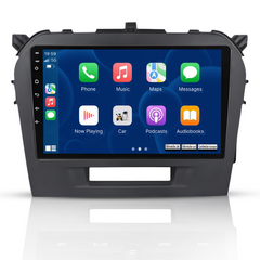 Suzuki Vitara 14-18 - 9" radio Apple CarPlaylla ja Android Autolla
