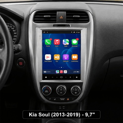 Kia Soul 2013-2019 - 9,7" autoradio Apple CarPlaylla ja Android Autolla 