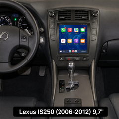 Lexus IS250 2006-2012 - 9,7" soitin, jossa Apple CarPlay ja Android Auto 