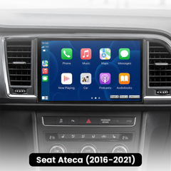 Seat Ateca 16-21 - 9" radio Apple CarPlay- ja Android Auto -tuella 