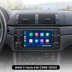 BMW E46 - 7" radio Apple CarPlaylla ja Android Autolla