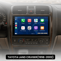 Toyota Land Cruiser 1998-2002 - 9" soitin Apple CarPlaylla ja Android Autolla 