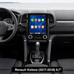 Renault Koleos 2017-2018 - 9,7" radio Apple CarPlaylla ja Android Autolla 