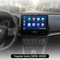 Toyota Yaris 2019-2026 - 10,1" radio, jossa Apple CarPlay ja Android Auto 