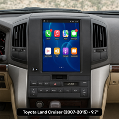 Toyota Land Cruiser 2007-2015 - 9,7" radio Apple CarPlaylla ja Android Autolla 