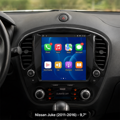 Nissan Juke 2011-2016 - 9,7" soitin Apple CarPlaylla ja Android Autolla 