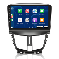 Peugeot 207 06-15 - 9" Radio Apple CarPlaylla ja Android Autolla