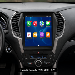 Hyundai Santa Fe 2015-2018 - 9,7" radio Apple CarPlaylla ja Android Autolla 
