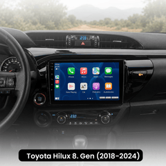 Toyota Hilux 8. sukupolvi 2018-2024 - 10,1" radio, jossa Apple CarPlay ja Android Auto 