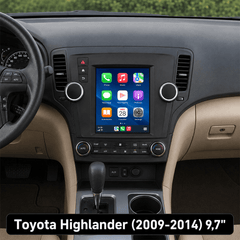 Toyota Highlander 2009-2014 - 9,7" autoradio Apple CarPlaylla ja Android Autolla 