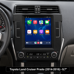 Toyota Land Cruiser Prado 2014-2016 - 9,7" radio Apple CarPlaylla ja Android Autolla 