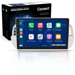 Fiat 500 07-15 - 9" radio Apple CarPlaylla ja Android Autolla