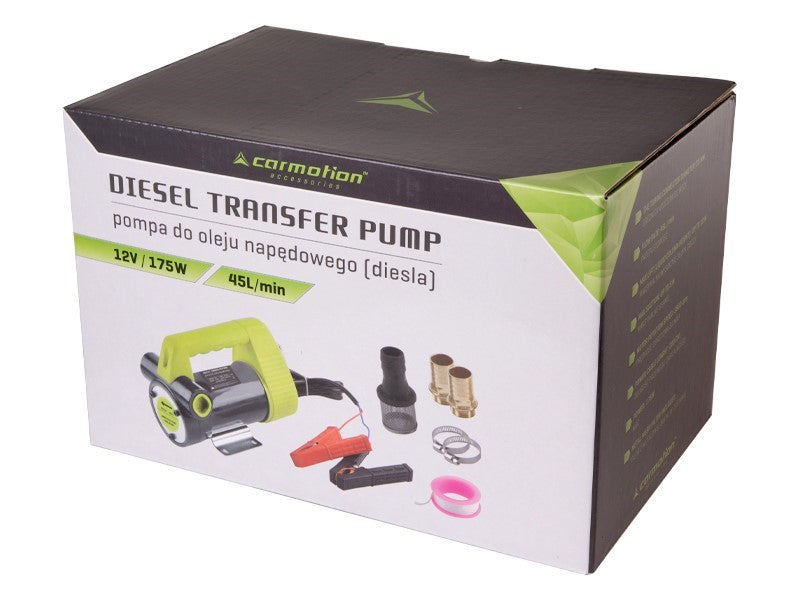 Dieselöljylle tarkoitettu dieselpumppu 25 mm liitännöillä