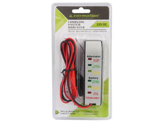 CARMOTIONin 12V akun ja laturin testeri LED-merkkivaloilla