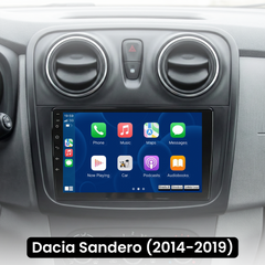 Dacia Logan/Sandero - 9" radio Apple CarPlaylla ja Android Autolla