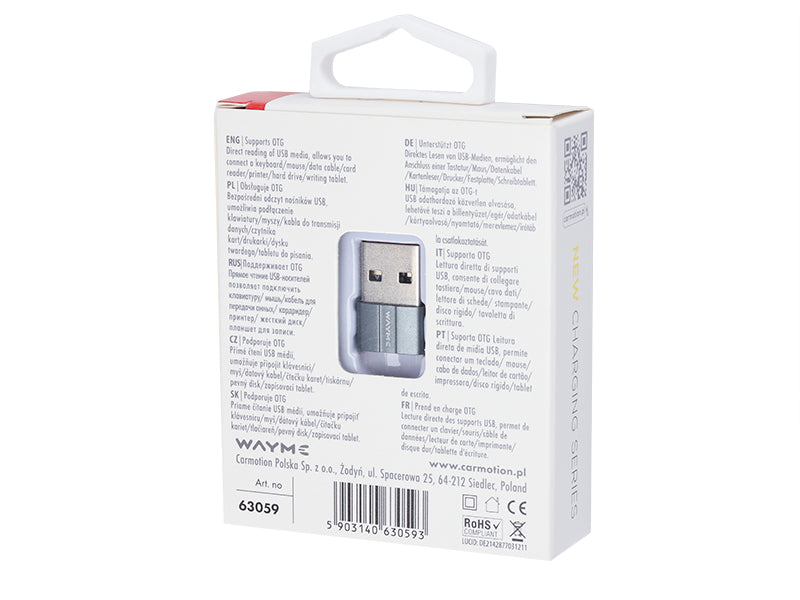 Pieni WAYME OTG USB–USB-C-sovitin