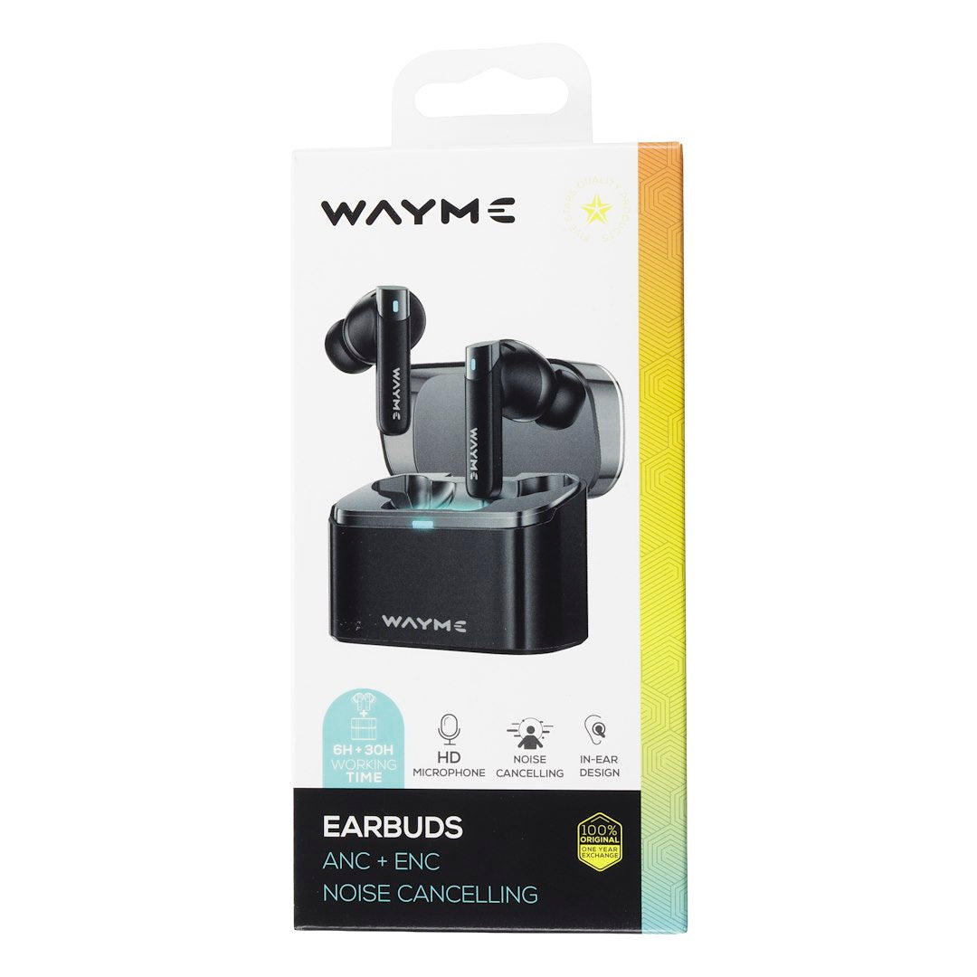WAYME TWS in-ear-kuulokkeet läpinäkyvyystilalla