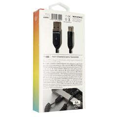 Punottu USB-C-lataus- ja synkronointikaapeli, jopa 100 W