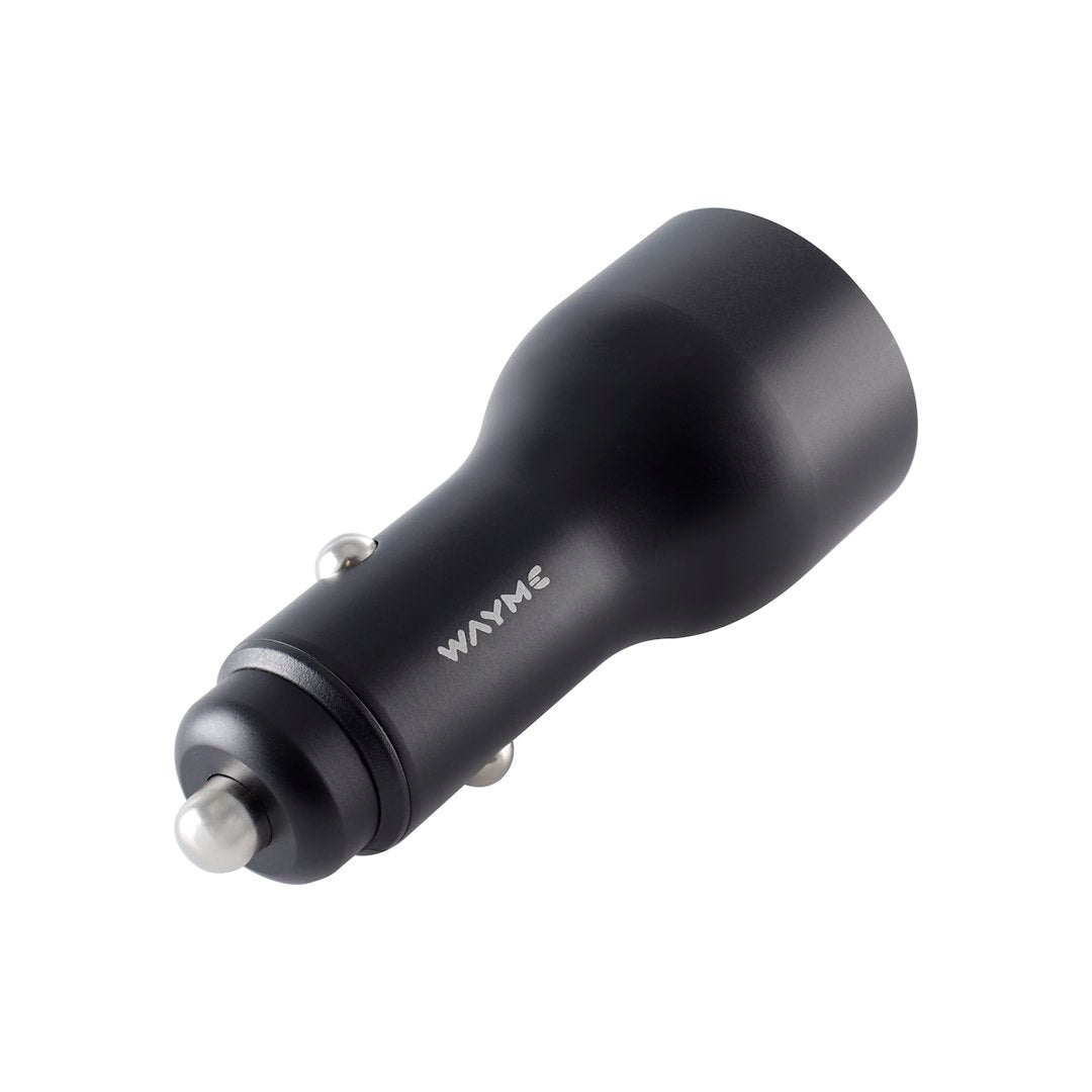WAYME-autolaturi, jossa on USB-C PD 100W ja USB-A QC 18W