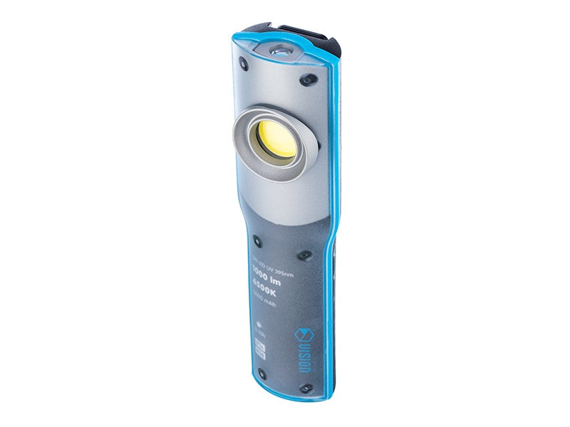 VISION työvalo 1000 lumenin teholla ja USB-latauksella
