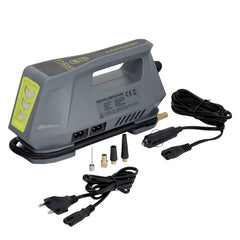 CARMOTION 12V- ja 230V-ilmakompressori digitaalisella painemittarilla ja LED-valolla