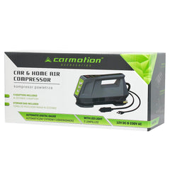 CARMOTION-ilmakompressori digitaalisella painemittauksella ja LED-valolla