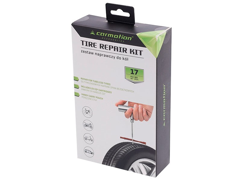 Täydellinen paikkaussarja tubeless-renkaille
