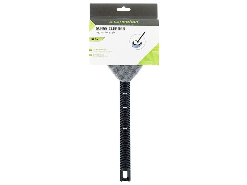 CARMOTION ikkunanpuhdistin sienellä, mikrokuidulla ja 38 cm varrella