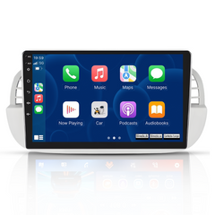 Fiat 500 07-15 - 9" radio Apple CarPlaylla ja Android Autolla