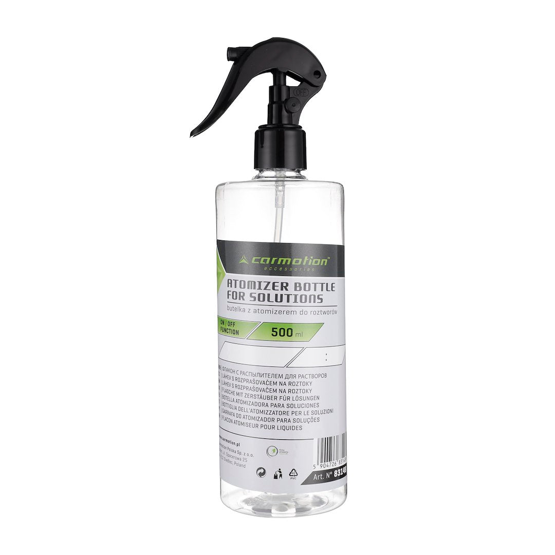 CARMOTION 500 ml sumutinpullo on/off-suihkulla