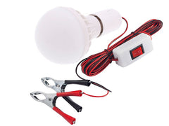 LED-työvalo 12V krokotiilipihdeillä, CARMOTION
