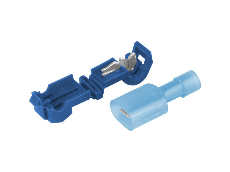 Siniset T-haaraliittimet 2,5–4,0 mm² johdoille, 5 kpl