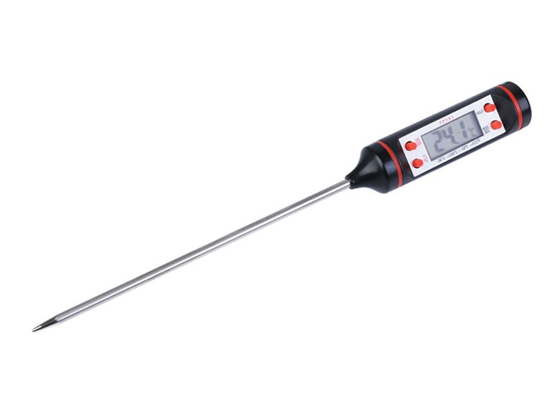 LCD-näytöllä varustettu paistolämpömittari, 145 mm anturi