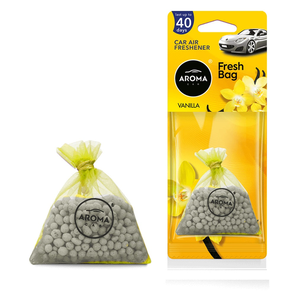 Aroma Fresh Bag Vanilla keramisk duftpose til bilens indvendige spejl