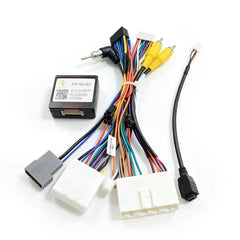 Radiokaapeli CANBUS-boksilla Nissanille – 20-pin, mukana USB-, FM- ja RCA-sovitin 